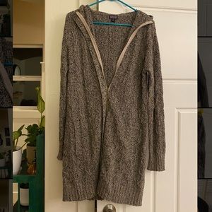 Patagonia wool full zip cardigan, size medium